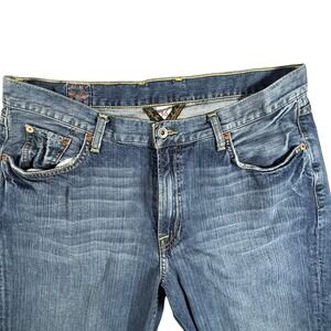 Lucky Brand 181 Relaxed Men's Jeans 36 Blue Denim Straight Leg Classic Fit